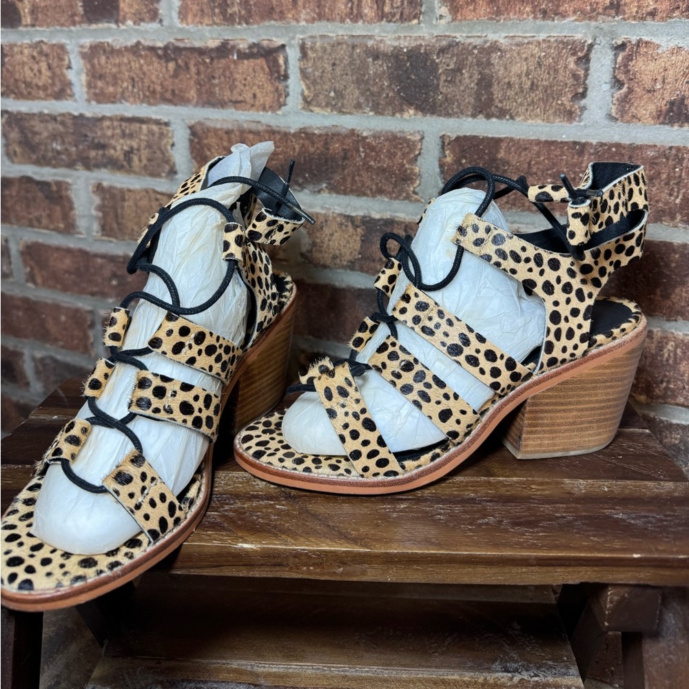 Sol Sana Hair on Hide Heels